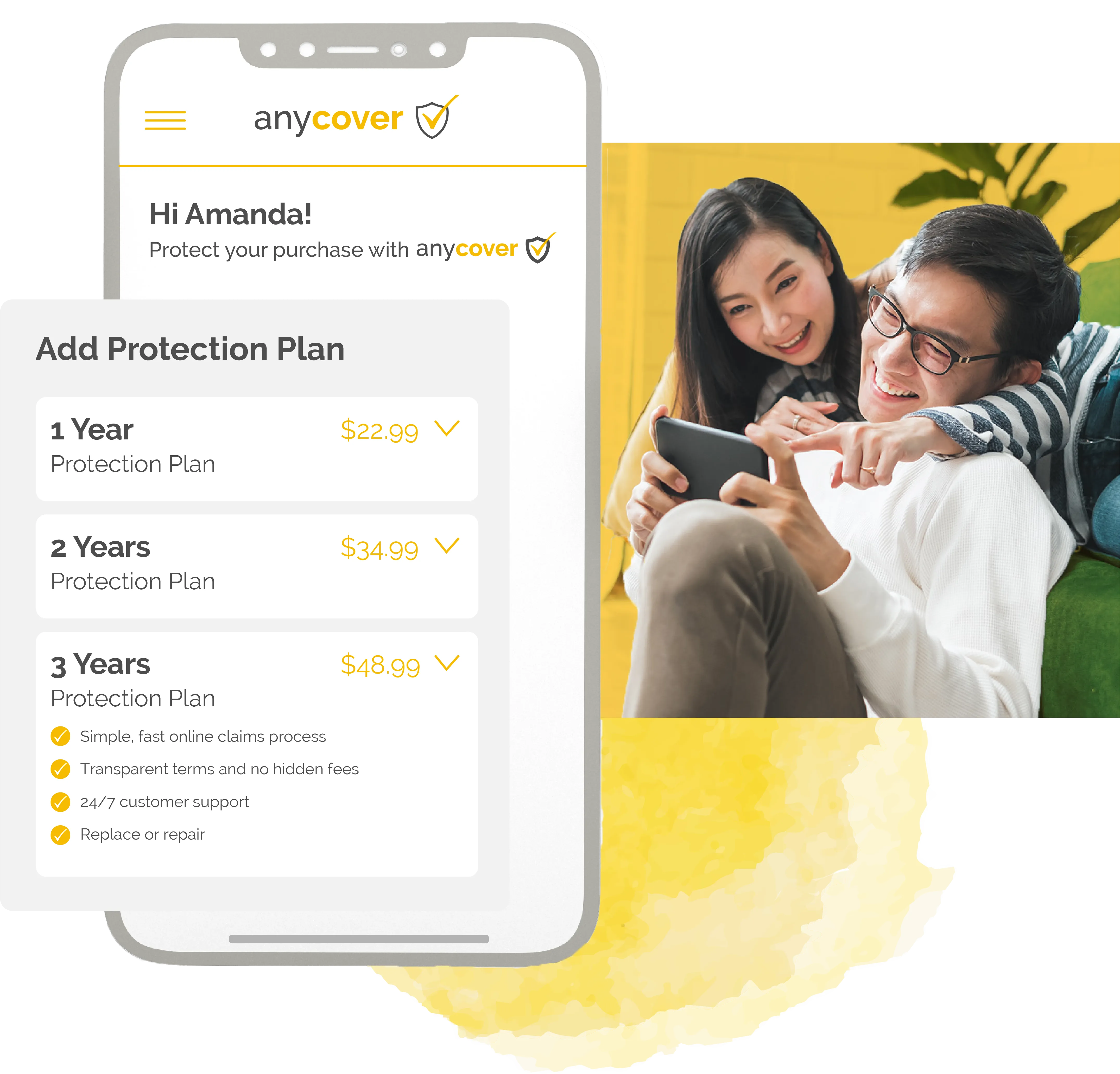 How Anycover works illustration