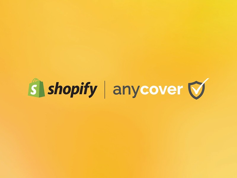 anycover and shopify logo